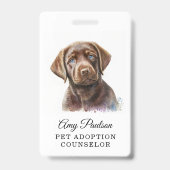 Adoption Berater Abzeichen Ausweis (Rückseite)