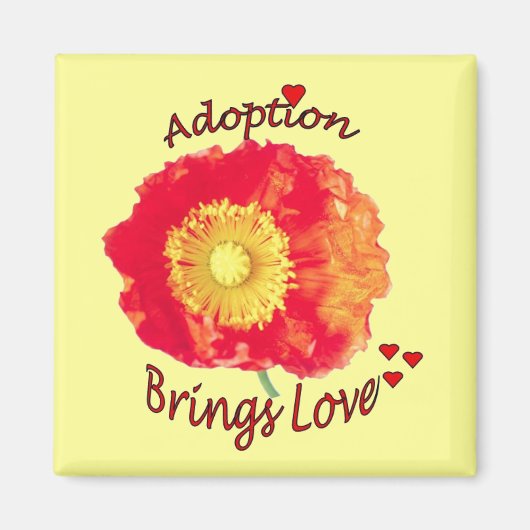 Adoption bringt Liebe Magnet (Vorne)