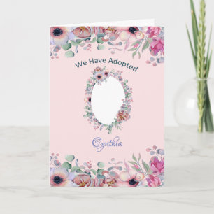 Adoption Card Add Your Photo New Daughter Karte