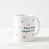 Adoption Celebration Gift Holiday Christmas Mug Kaffeetasse (VorderseiteRechts)