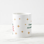 Adoption Celebration Gift Holiday Christmas Mug Kaffeetasse (Mittel)