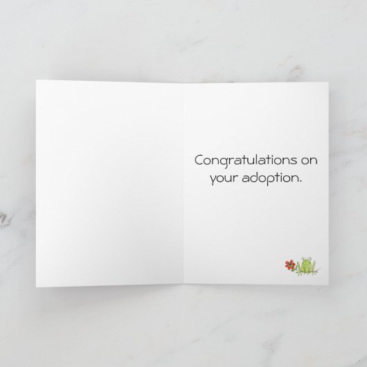 adoption congratulations card karte (Innenseite)