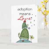 adoption congratulations card karte (Gelbe Blume)
