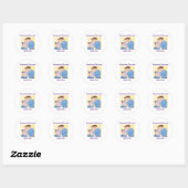 Adoption der Gebete Runder Aufkleber (Blatt)
