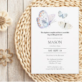 Adoption der Schmetterlinge Party Einladung