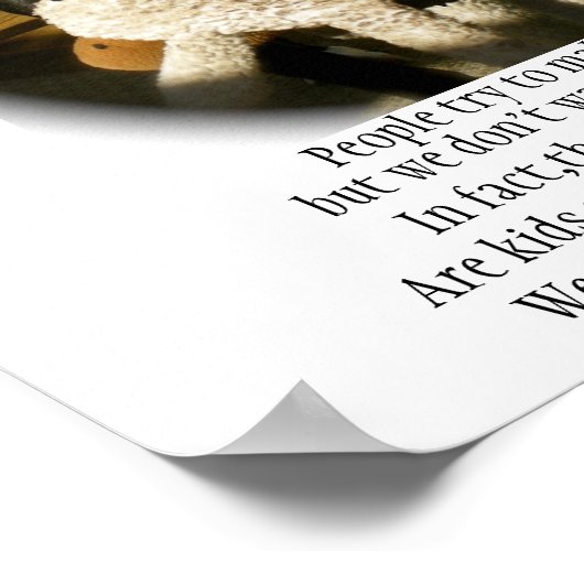 Adoption des Hundes Poster (Ecke)