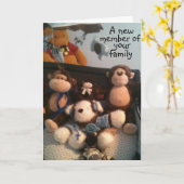 ADOPTION DES NEUEN BABYS KARTE (Gelbe Blume)