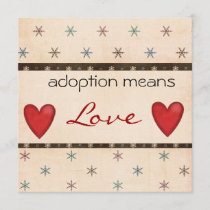 Adoption Dusche Einladung