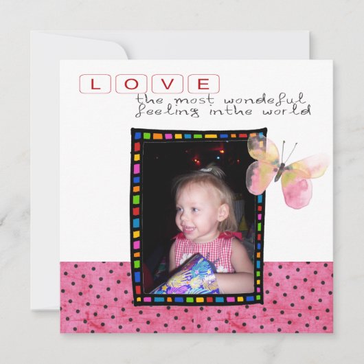 Adoption Dusche Einladung (Vorderseite)