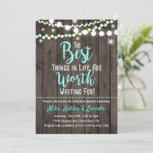 Adoption Dusche Einladung Best Dings in Life (Stehend Vorderseite)