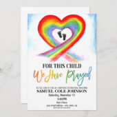 Adoption - Einladung (Vorne/Hinten)