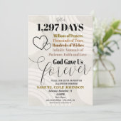 Adoption - Einladung (Stehend Vorderseite)