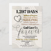 Adoption - Einladung (Vorne/Hinten)