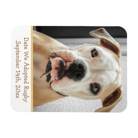 Adoption Erinnerung Foto Magnet (Horizontal)