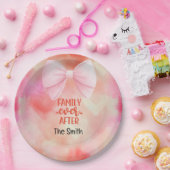 Adoption fördert Kinderfamilie für immer Pappteller (Party)