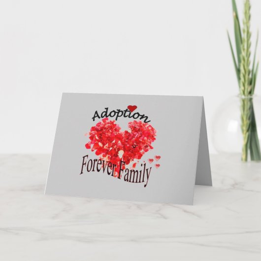 Adoption Forever Family Card Karte (Vorderseite)