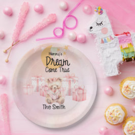 Adoption Foster Child Girl Pink Themenparty Pappteller