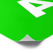 Adoption für Haustiere - Orangen Hund und Herz Poster (Ecke)