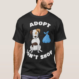 Adoption für Hunde-Retter-Hemd T-Shirt