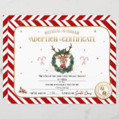 Adoption für personalisierte Rentiere (Vorne/Hinten)