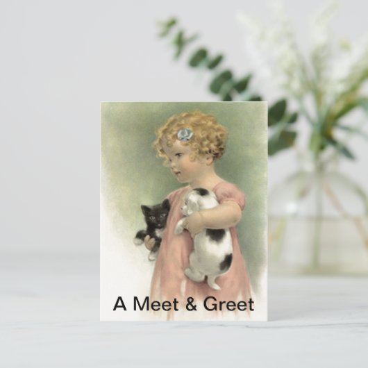 Adoption für Postkarten (Stehend Vorderseite)