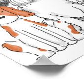 Adoption für Welpen Geburtstagsparty adoptiert Poster (Ecke)