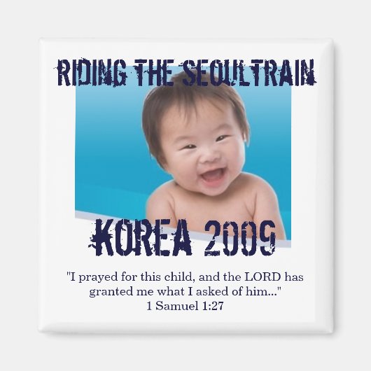 Adoption Gebet Erinnerung Magnet (Vorne)