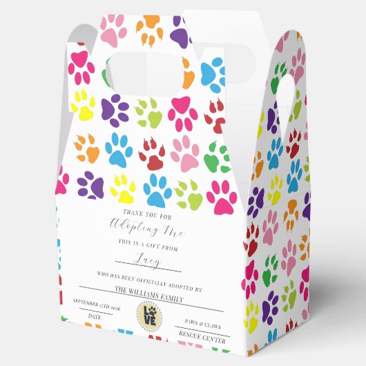 Adoption Geschenkschachtel (Geöffnet)