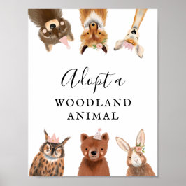 Adoption | Gir Woodland Geburtstagsunterschrift Poster