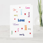 Adoption Glückwunsch Karte (Vorderseite)