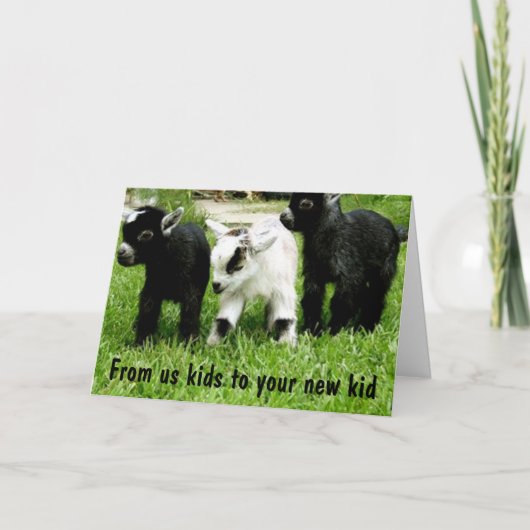 ADOPTION GLÜCKWUNSCH ZU IHREM KID VON UNS KIDEN KARTE (Vorderseite)