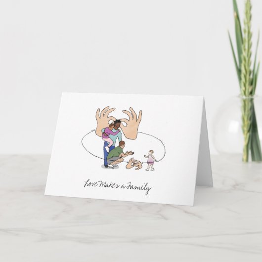 Adoption Glückwunschkarte Karte (Vorderseite)