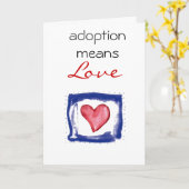 Adoption Glückwunschkarte Karte (Gelbe Blume)