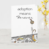 Adoption Glückwunschkarte Karte (Gelbe Blume)