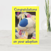 ADOPTION GRATULALATIONS=FUN/LIEBE ÜBER ZUHAUSE