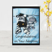 **ADOPTION** GRATULIERUNGEN KARTE (Gelbe Blume)