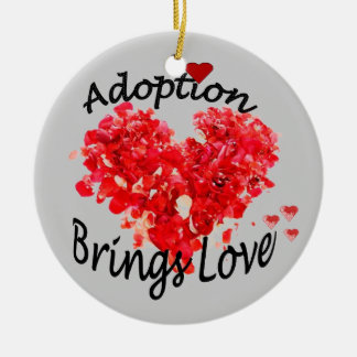 Adoption HOLT LIEBE Verzierung Keramik Ornament