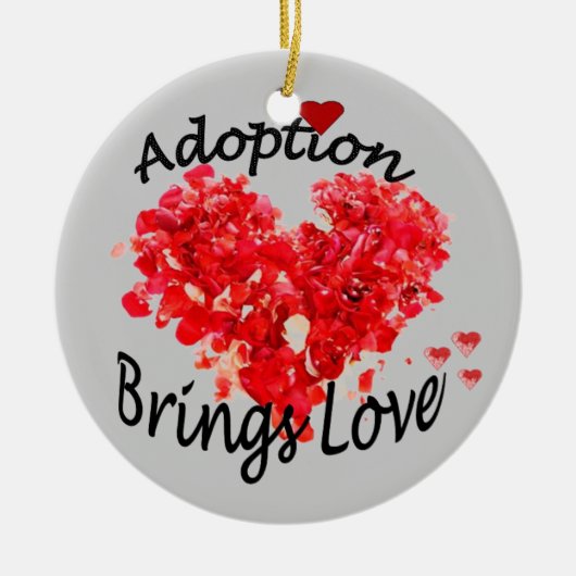 Adoption HOLT LIEBE Verzierung Keramik Ornament (Vorne)