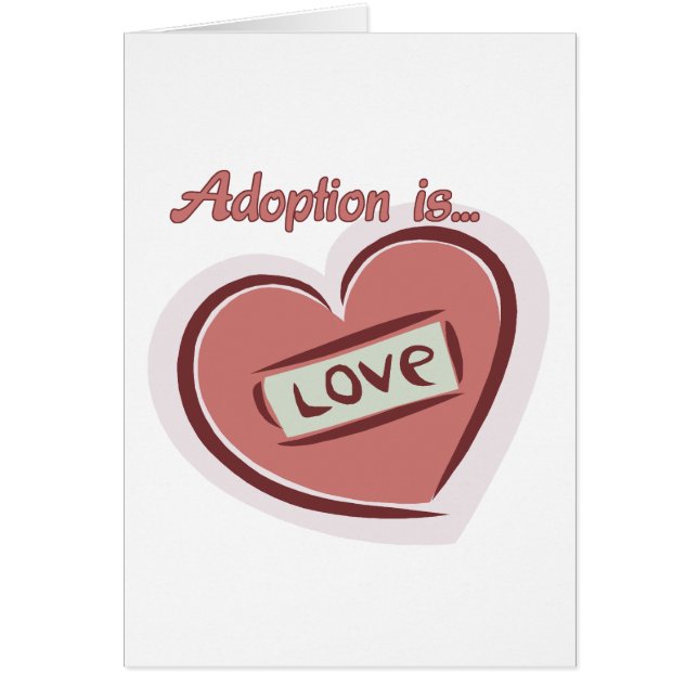Adoption ist Liebe (Vorne)