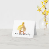 Adoption Karte (Gelbe Blume)