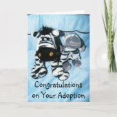 "ADOPTION" KARTE (Vorderseite)