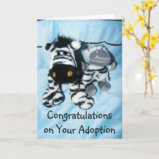 "ADOPTION" KARTE (Gelbe Blume)