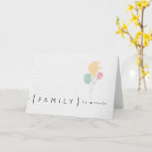 Adoption Karte (Gelbe Blume)