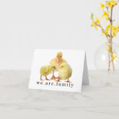 Adoption Karte (Gelbe Blume)