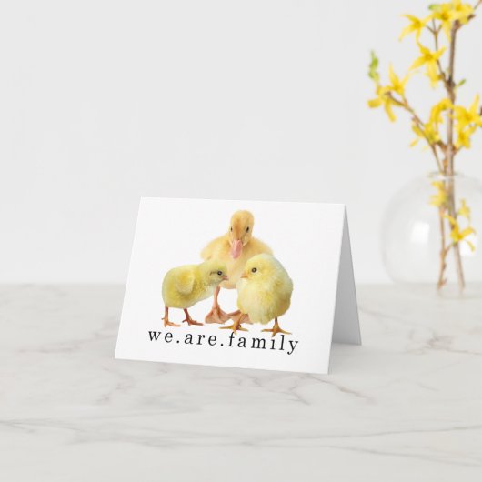 Adoption Karte (Gelbe Blume)