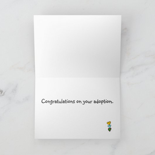 Adoption Karte (Innenseite)