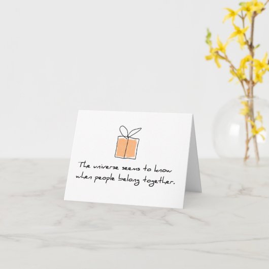 Adoption Karte (Gelbe Blume)