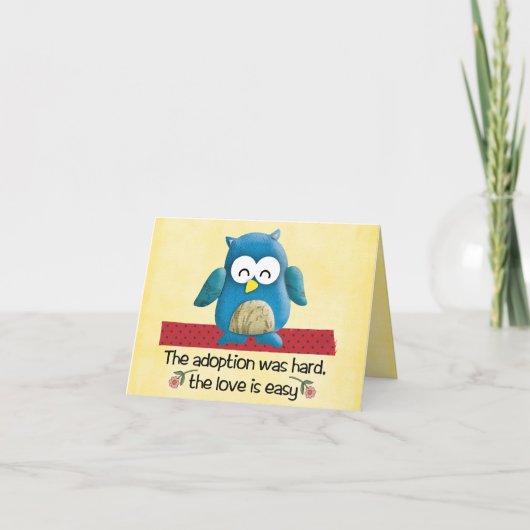 Adoption Karte (Vorderseite)