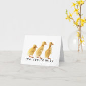 Adoption Karte (Gelbe Blume)