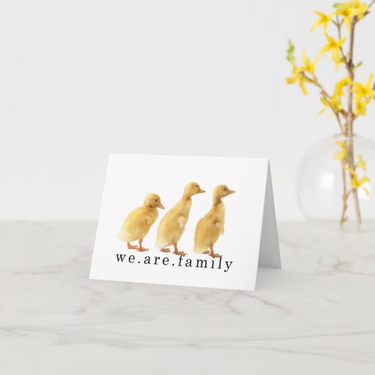 Adoption Karte (Gelbe Blume)